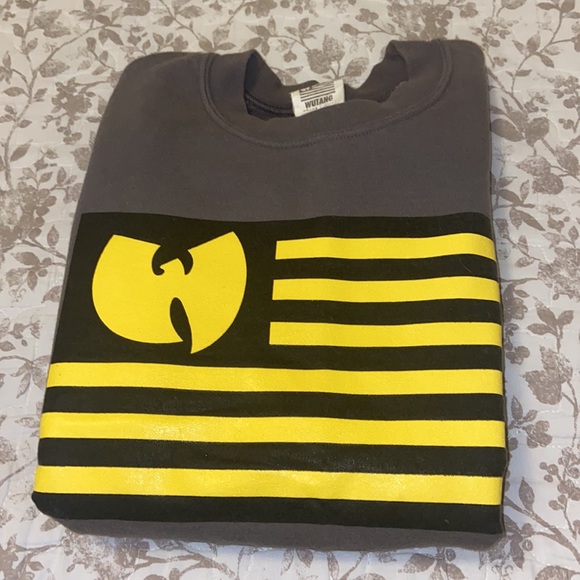 Wutang Grey Crewneck Sweater - Picture 1 of 5